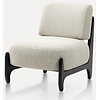 Naomi Loungestoel Beige/Zwart