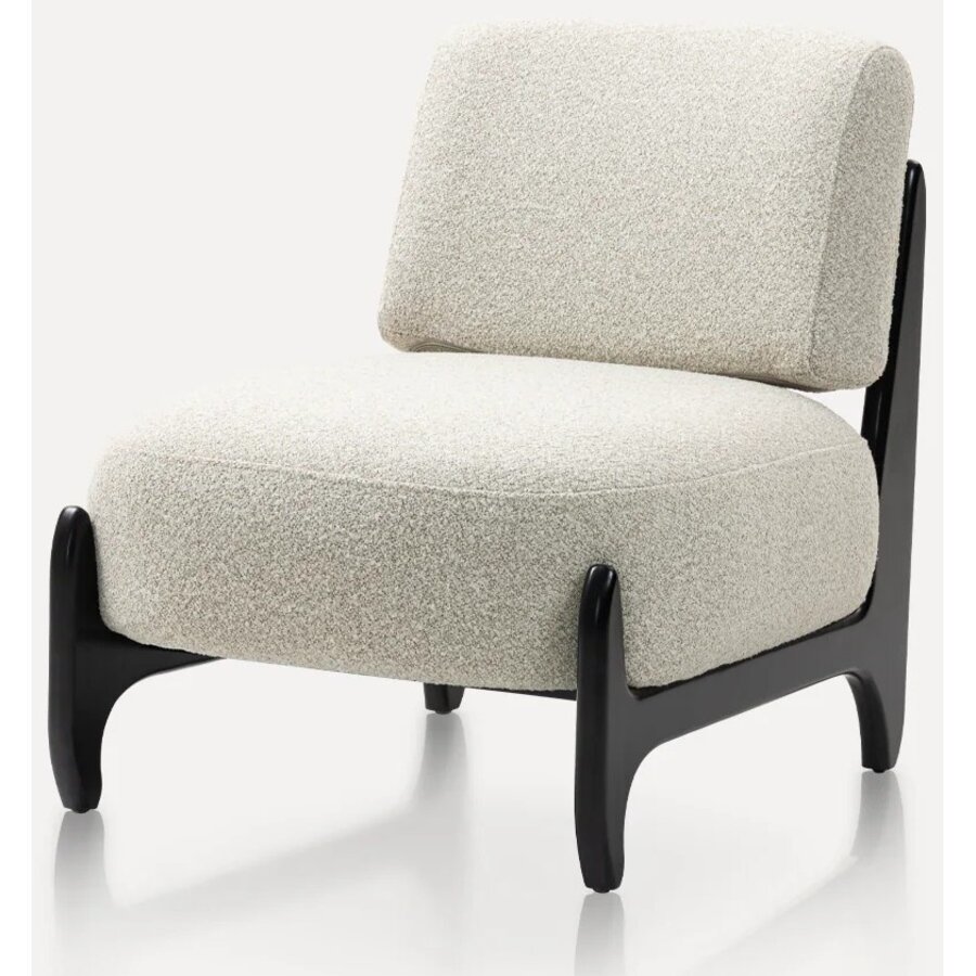 Naomi Loungestoel Beige/Zwart