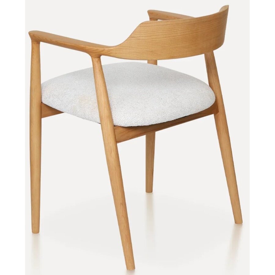 Eden Eetkamerstoel Natural/Wit