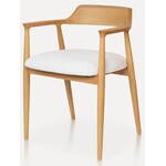 Hjem Interiors Eden Eetkamerstoel Natural/Wit