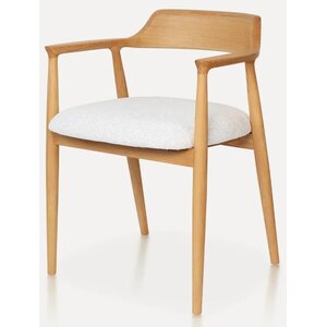 Hjem Interiors Eden Eetkamerstoel Natural/Wit