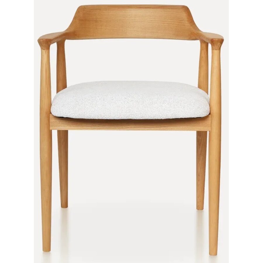 Eden Eetkamerstoel Natural/Wit