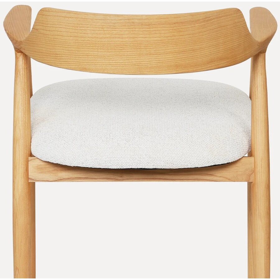 Eden Eetkamerstoel Natural/Wit