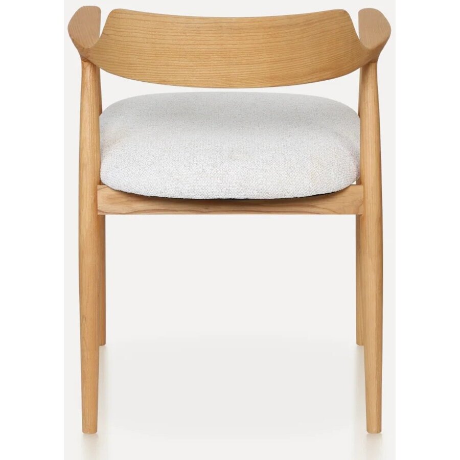 Eden Eetkamerstoel Natural/Wit