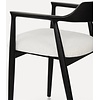 Eden Eetkamerstoel Zwart/Wit