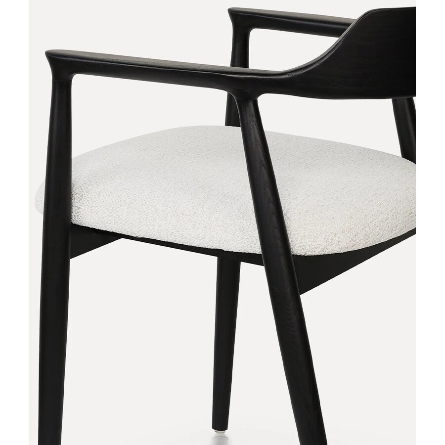 Eden Eetkamerstoel Zwart/Wit