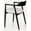 Eden Eetkamerstoel Zwart/Wit