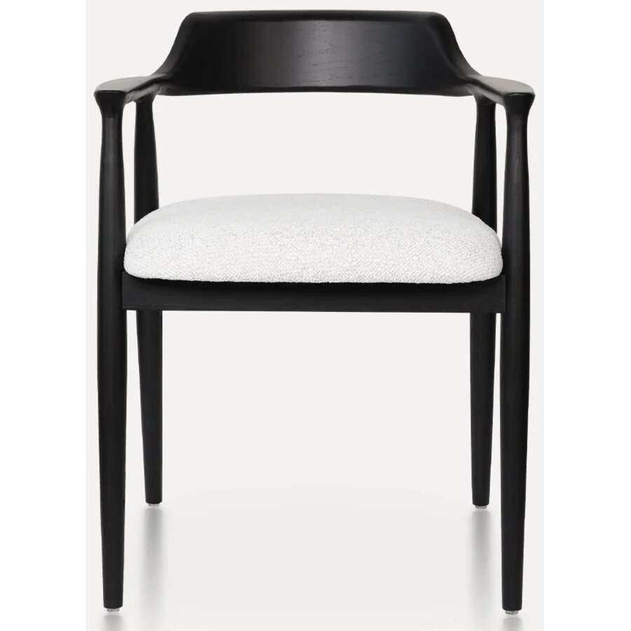 Eden Eetkamerstoel Zwart/Wit