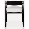 Eden Eetkamerstoel Zwart/Wit