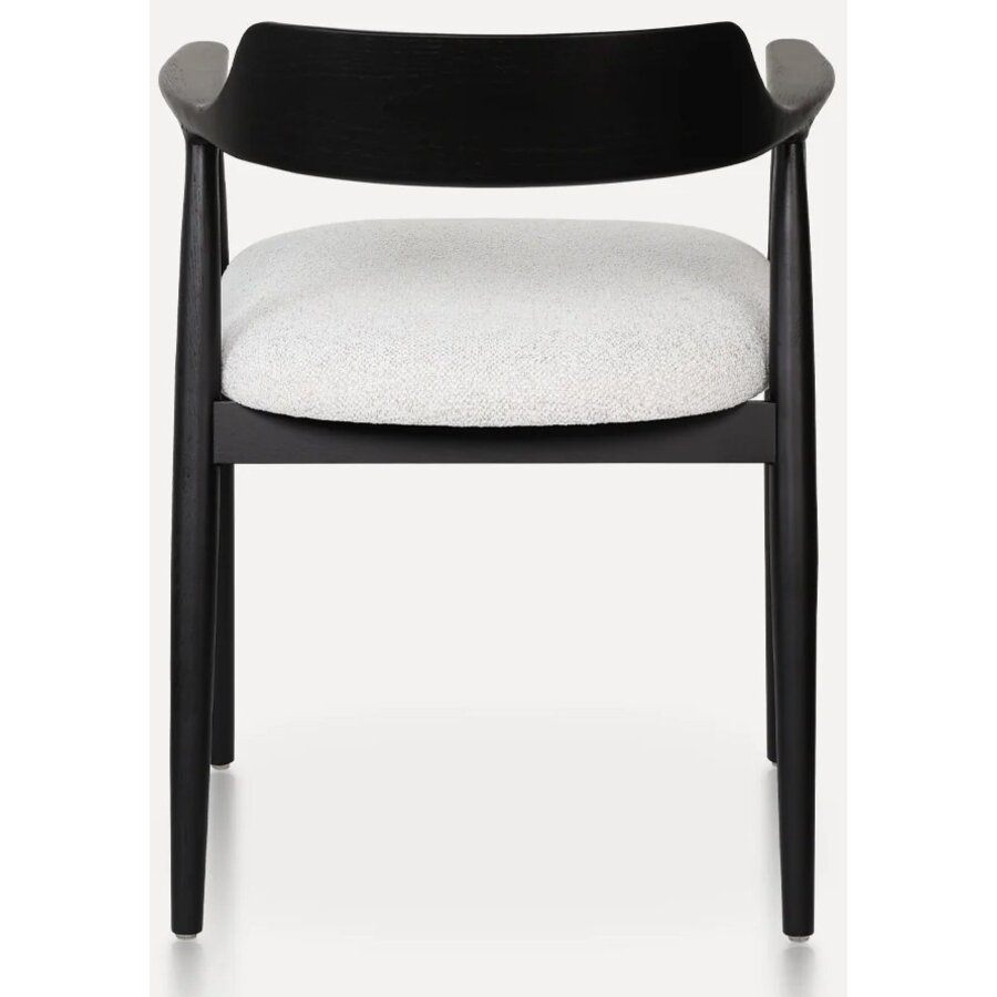 Eden Eetkamerstoel Zwart/Wit