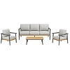Camilla 4-Delige Loungeset Beige/Antraciet