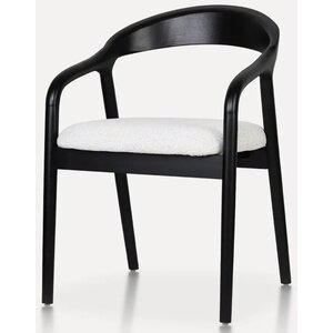 Hjem Interiors Shane Eetkamerstoel Zwart/Wit