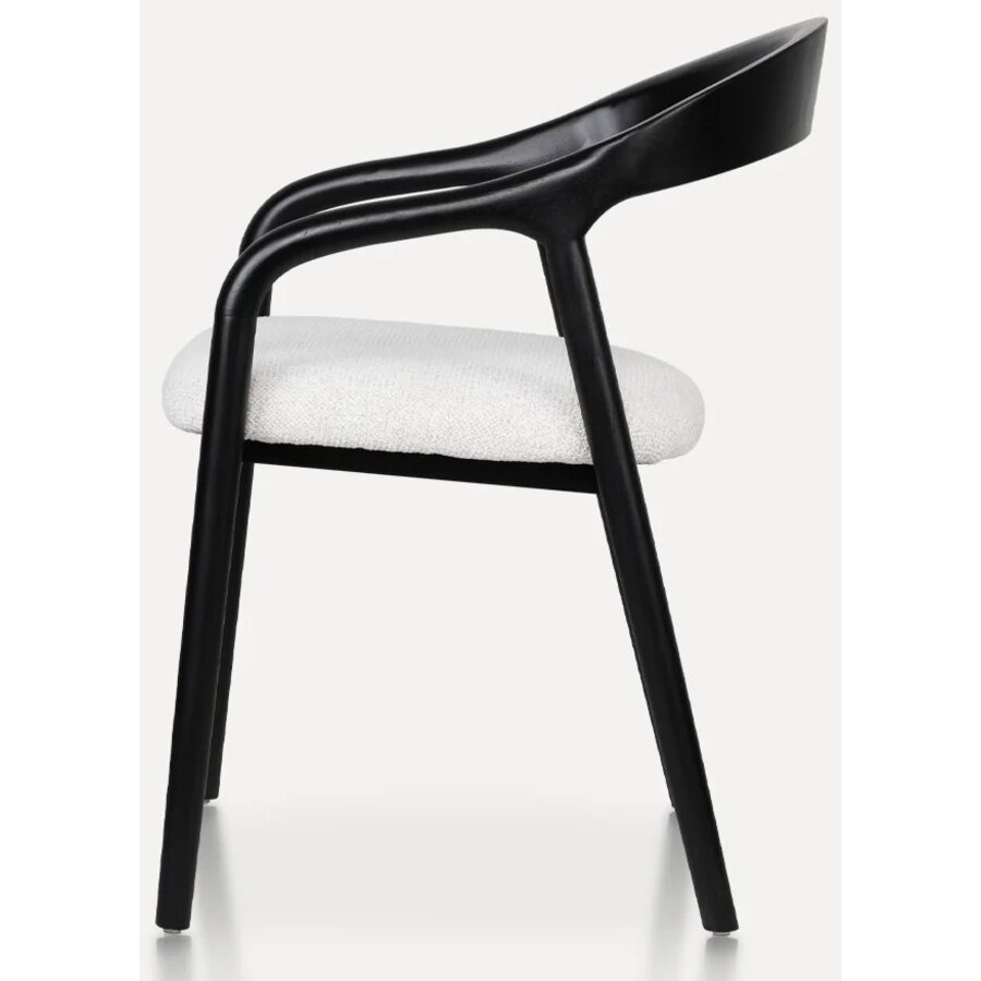 Shane Eetkamerstoel Zwart/Wit