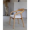 Shane Eetkamerstoel Natural/Wit