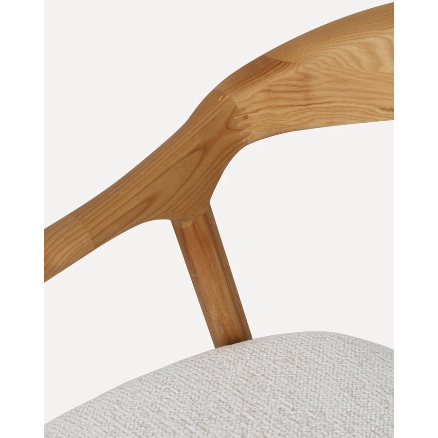 Shane Eetkamerstoel Natural/Wit