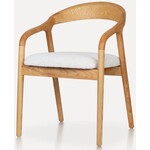 Hjem Interiors Shane Eetkamerstoel Natural/Wit