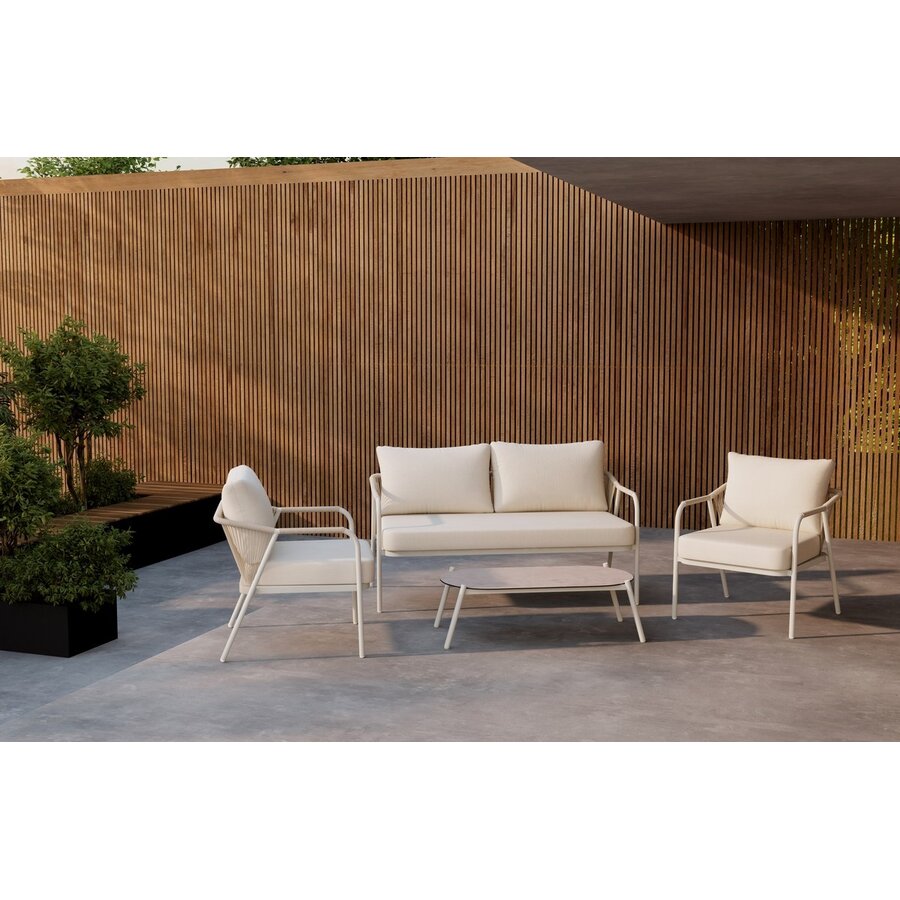 Sicily 4-Delige Loungeset Beige