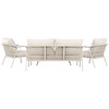 Sicily 4-Delige Loungeset Beige