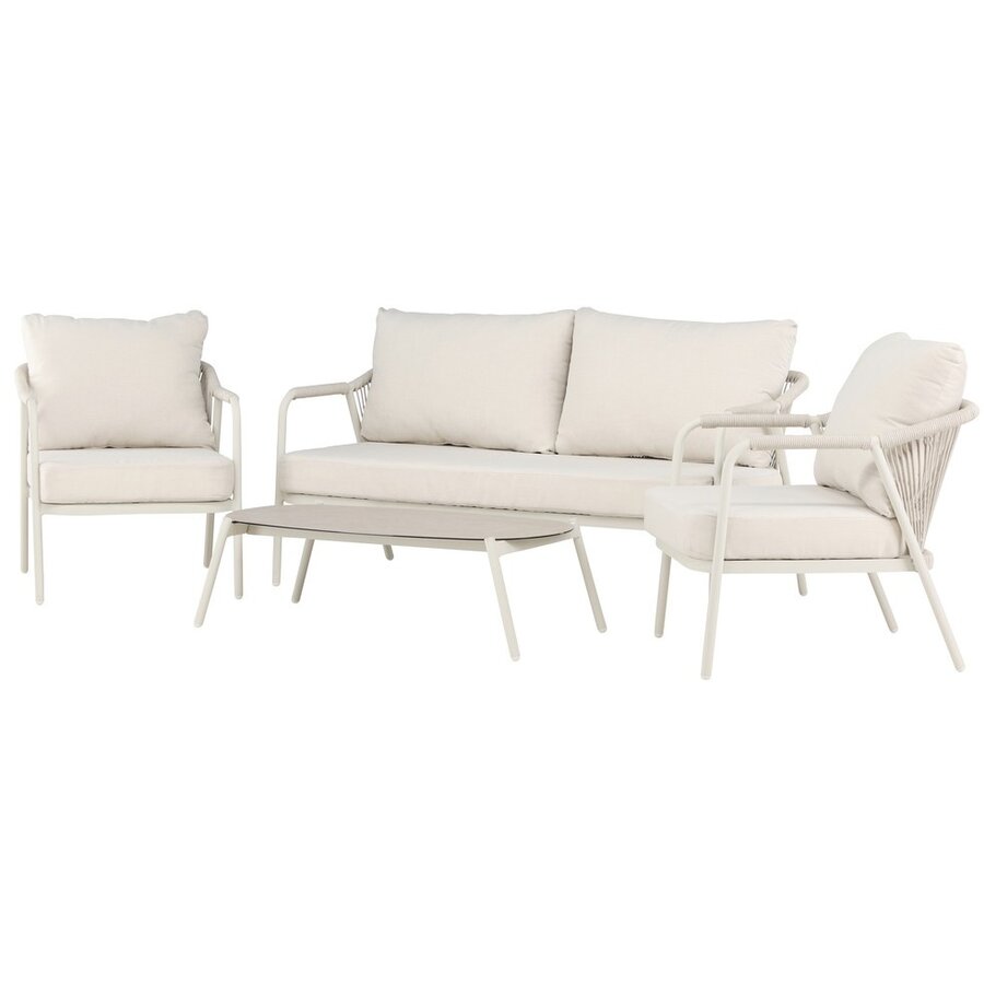 Sicily 4-Delige Loungeset Beige