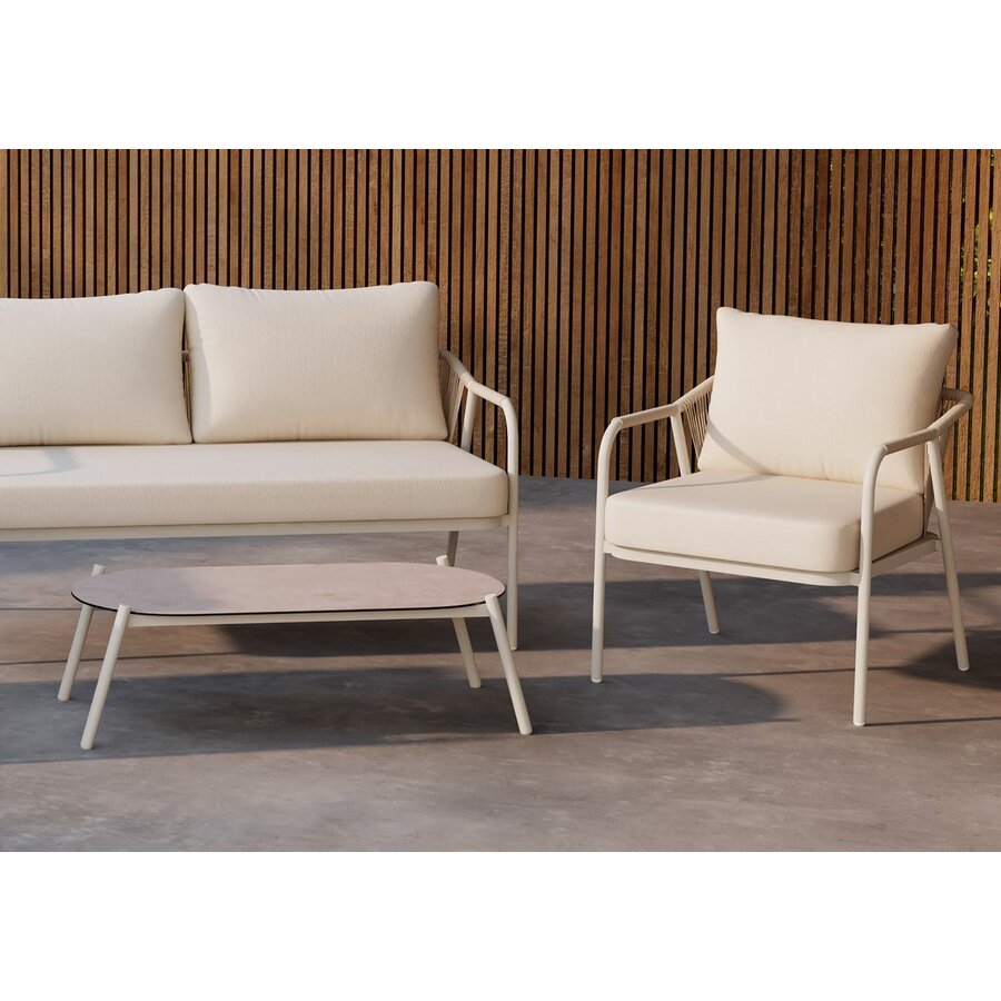 Sicily 4-Delige Loungeset Beige