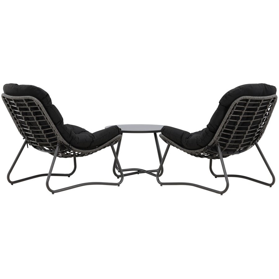 Cala 3-Delige Loungeset Antraciet