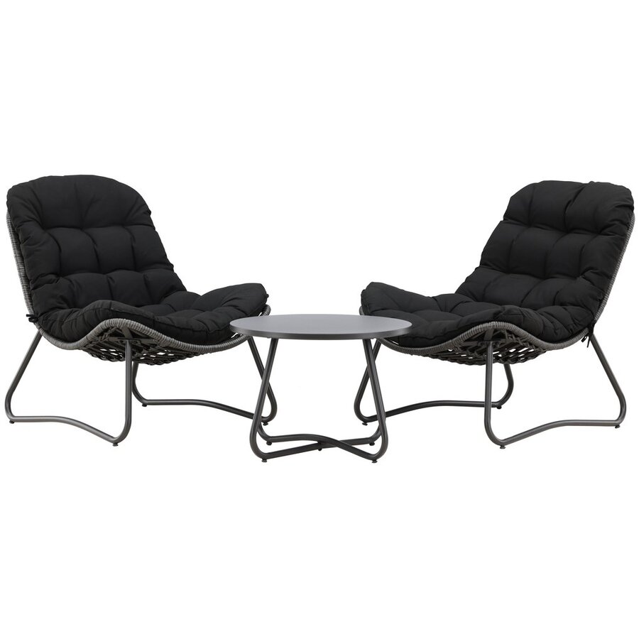 Cala 3-Delige Loungeset Antraciet