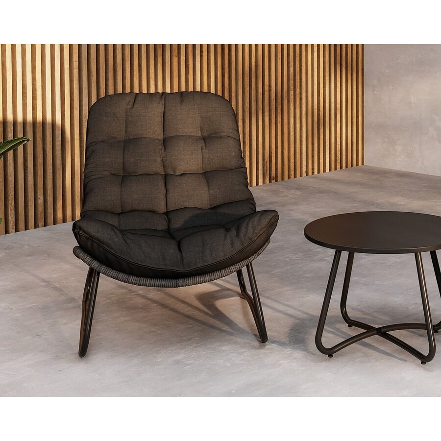 Cala 3-Delige Loungeset Antraciet