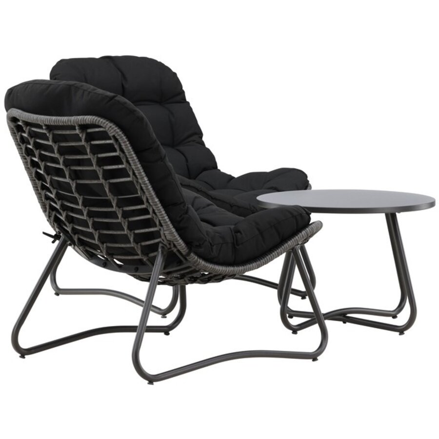 Cala 3-Delige Loungeset Antraciet