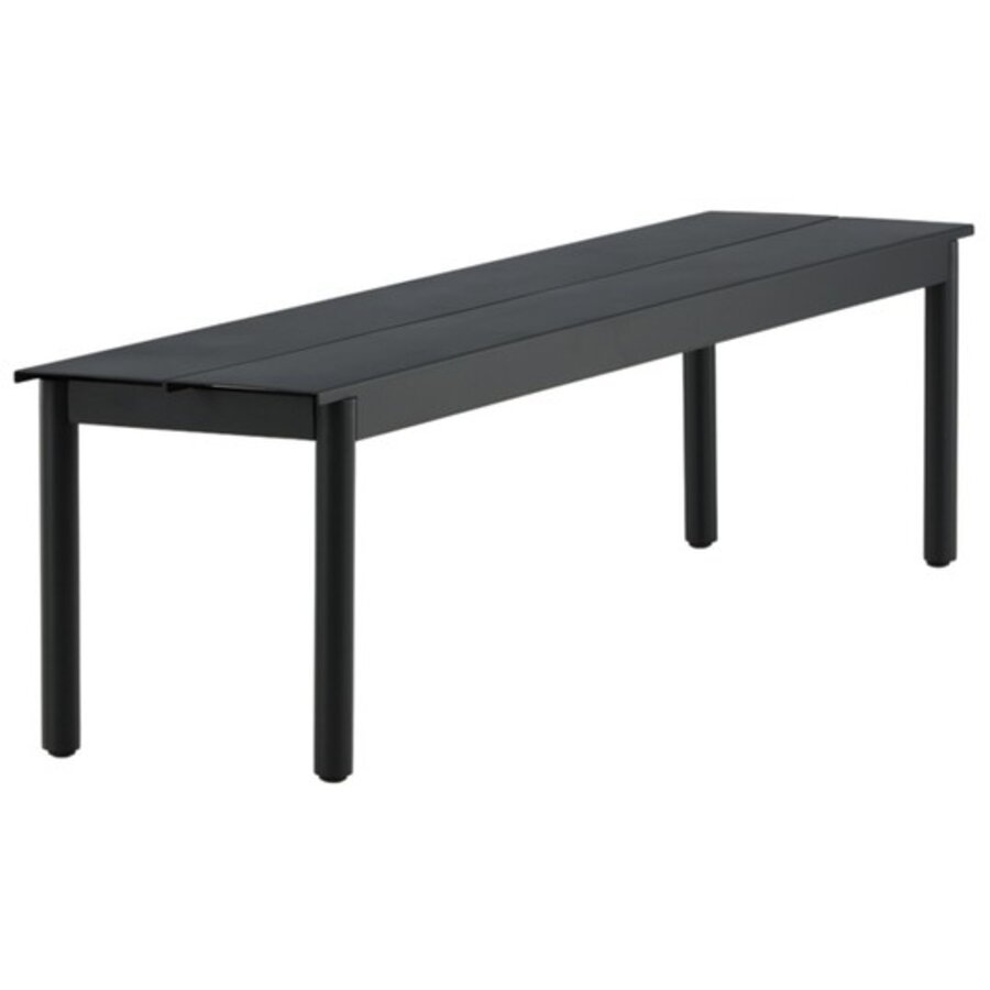 Modena Zwart Halbank 180 cm