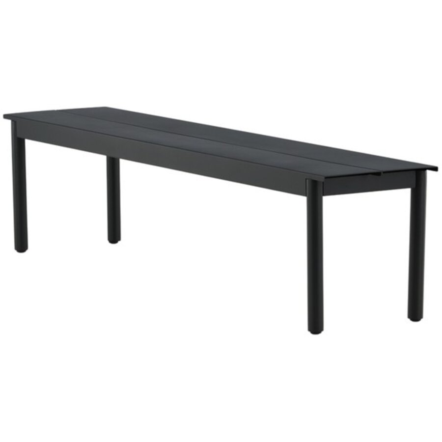 Modena Zwart Halbank 180 cm