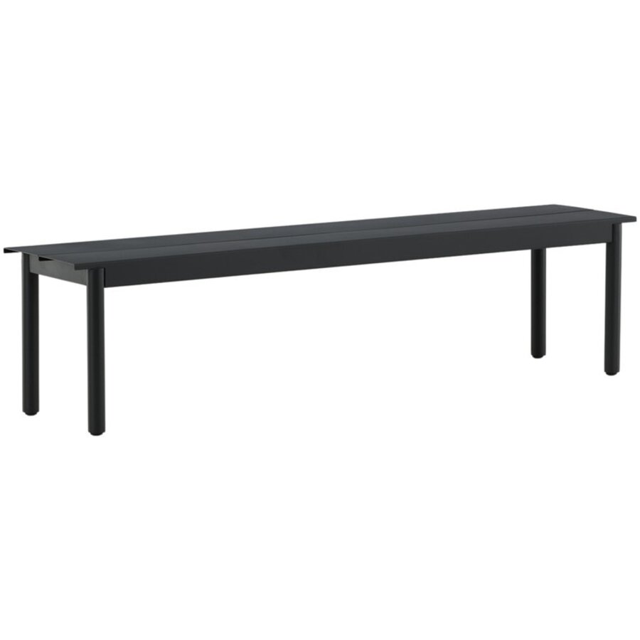 Modena Zwart Halbank 180 cm