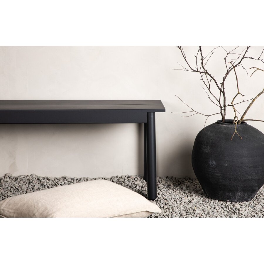 Modena Zwart Halbank 180 cm