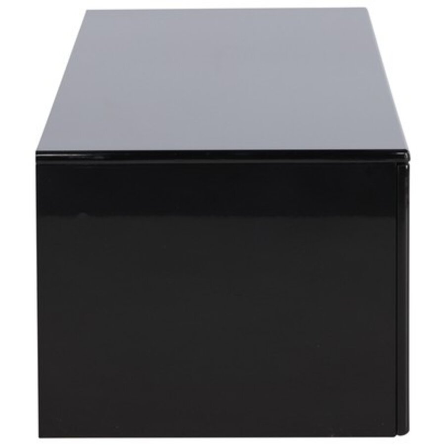 Fristad Hoogglans Zwart TV Wandmeubel 2-Lades