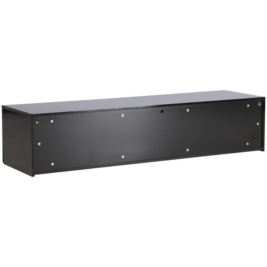Fristad Hoogglans Zwart TV Wandmeubel 2-Lades