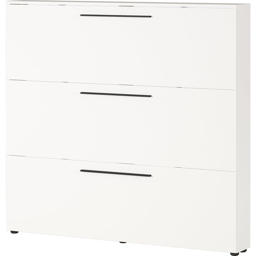 Utah Witte Schoenenkast 3-Kleppen