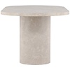 Narvik Beige Marmer Eettafel Ovaal 200 cm