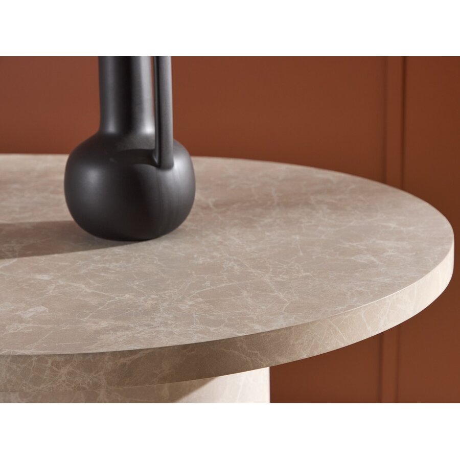 Narvik Beige Marmer Eettafel Ovaal 200 cm
