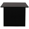 Vail Zwarte Eettafel Rechthoek 200 cm