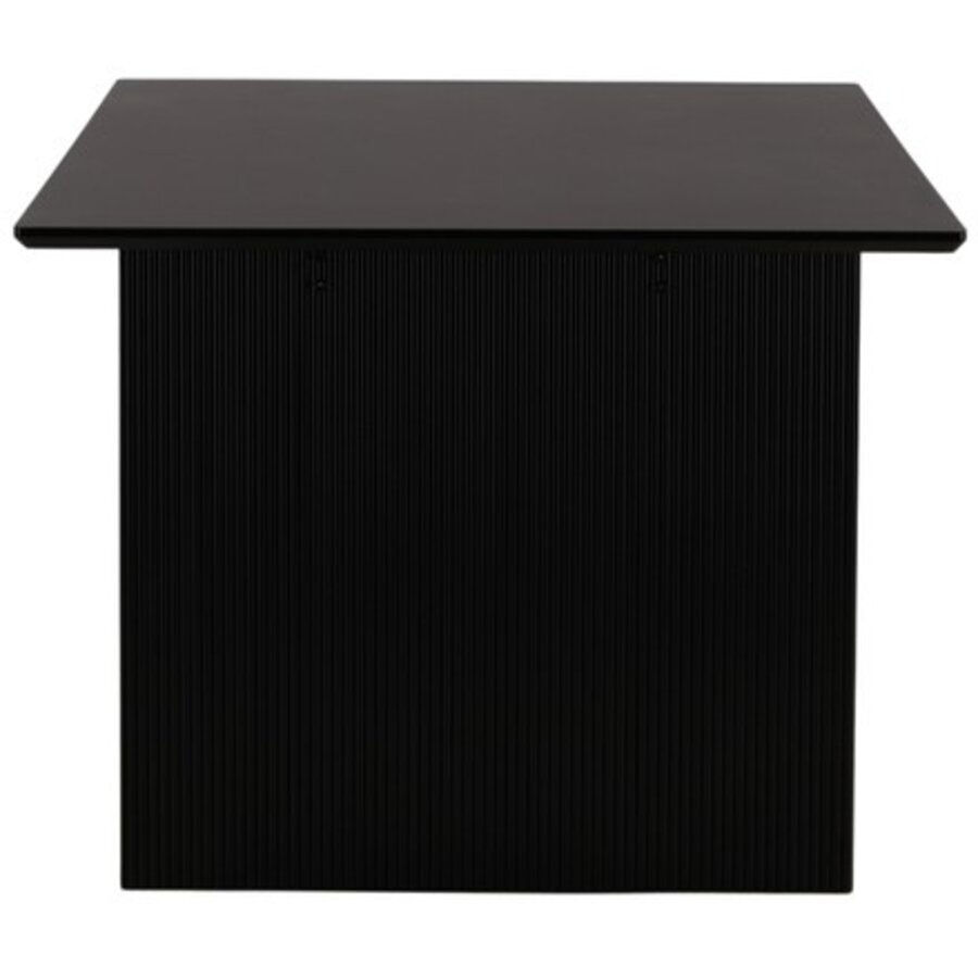 Vail Zwarte Eettafel Rechthoek 200 cm