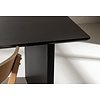 Vail Zwarte Eettafel Rechthoek 200 cm
