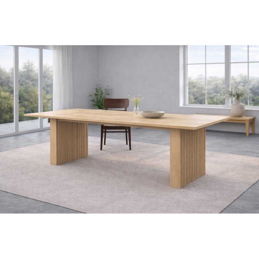 Humle Natural Uitschuifbaar Eettafel 200-300 cm