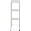 Staal Beige Sidetable Rechthoek