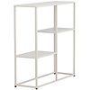 Staal Beige Sidetable Rechthoek