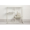 Staal Beige Sidetable Rechthoek