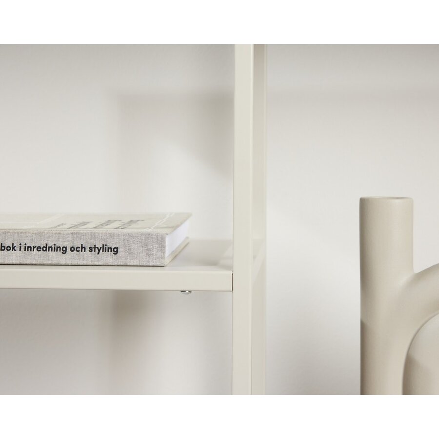 Staal Beige Sidetable Rechthoek