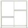 Staal Beige Sidetable Rechthoek
