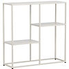 Staal Beige Sidetable Rechthoek