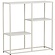 Staal Beige Sidetable Rechthoek