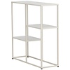 Staal Beige Sidetable Rechthoek