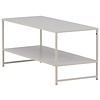 Staal Beige Salontafel Rechthoek